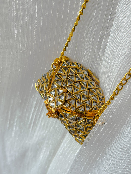 Vintage Hint Grandma Kundan Çanta