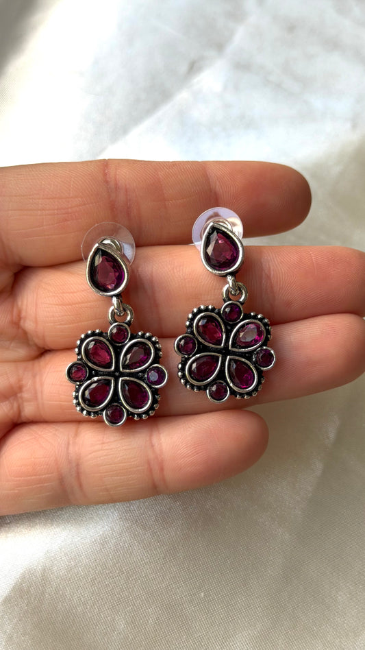 Daisy Silver Earrings