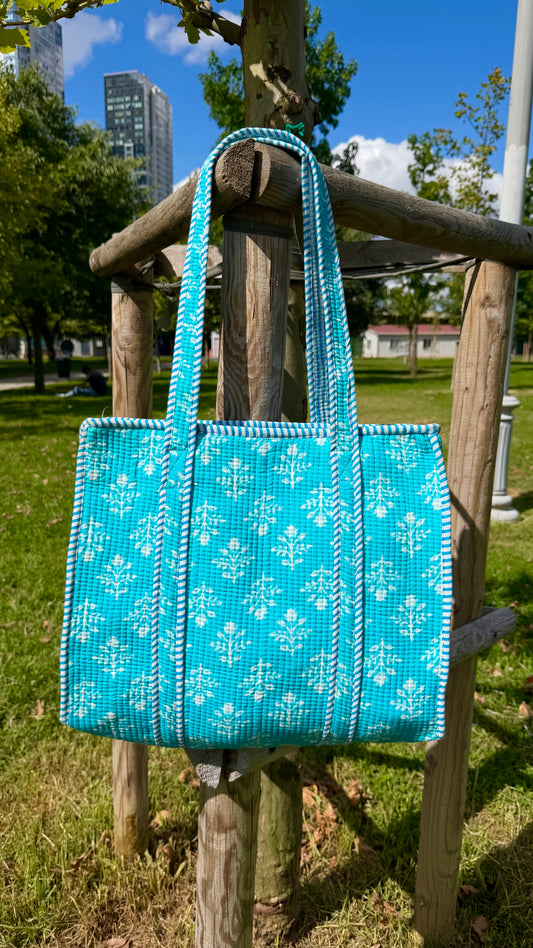 Blok Baskı Jaipuri Tote Bag