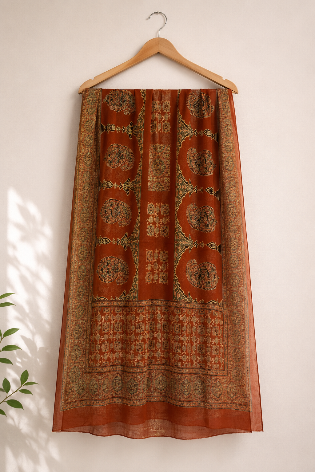 Ajrak Desenli Anarkali