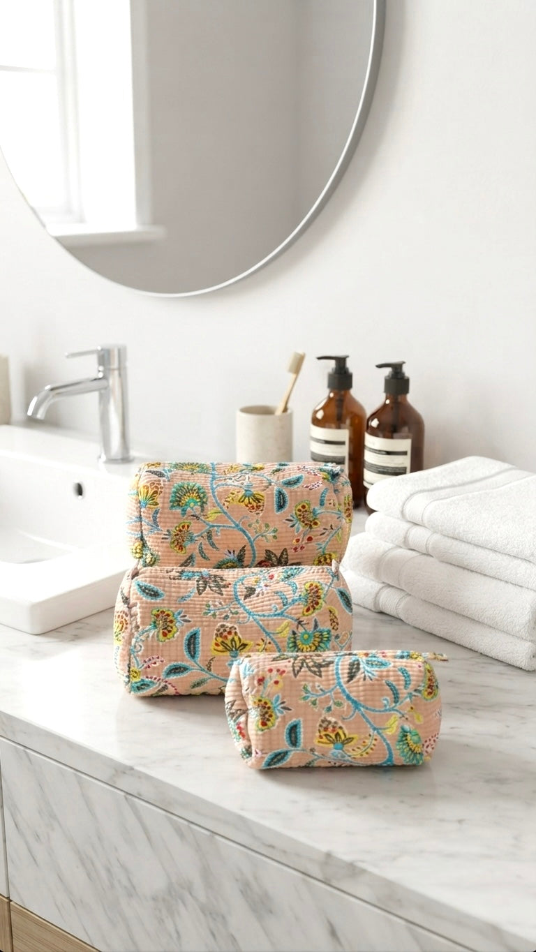 Jaipur’dan Üçlü Make-up Bags