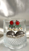 Damla Detaylı Jhumka Küpeler