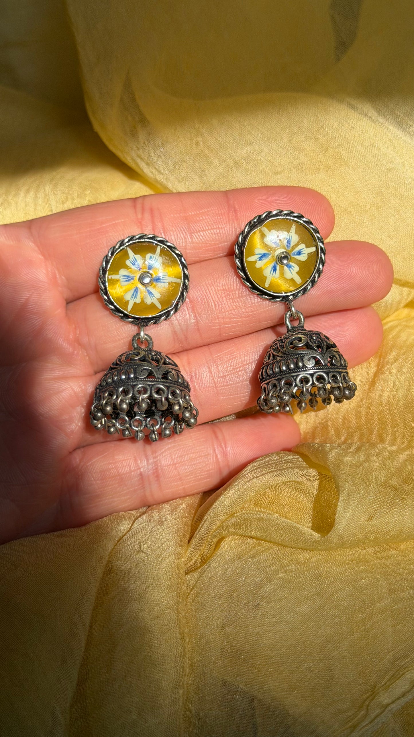 Handpainted Jhumkas
