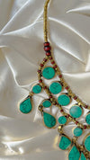 Firuze Afgan Handmade Kolye
