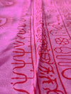 Om Yazılı Yoga Şalı