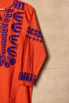 Boho Turuncu Kurta Shalwar