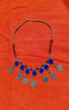 Mavi Taşlı Vintage Tribal Kolye