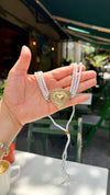 Kalp Vintage İnci Set