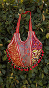 Vintage Boho Hippie Omuz Çantası