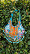 Vintage Boho Hippie Omuz Çantası