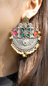 Mughal Etnik Hint Küpeleri
