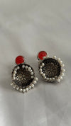 Damla Detaylı Jhumka Küpeler