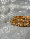 Antik Gold İşlemeli Kelepçe