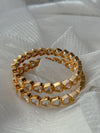 Mozanit Gold Kaplama Bilezik